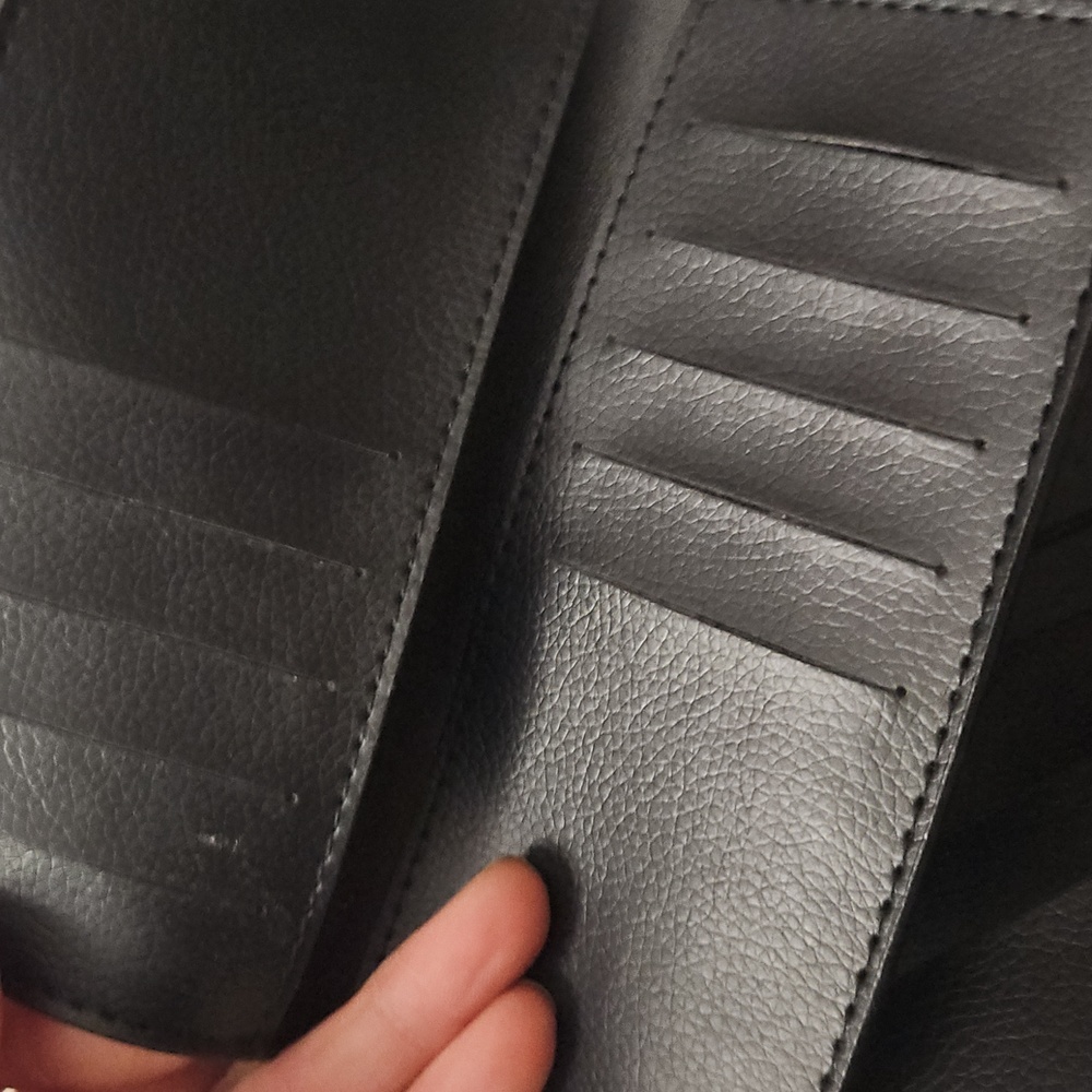 Coach Brown Signature Envelope Wallet with Gold Accent - Picture 8 of 17